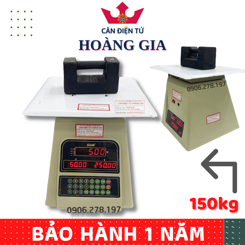 Hướng dẫn hiệu chuẩn, hiệu chỉnh cân điện tử 150kg QUA Q2 - Cân điện tử Hoàng Gia | Uy tín 10+ năm, Uy Tín, Giá Tốt Cân điện tử 150kg