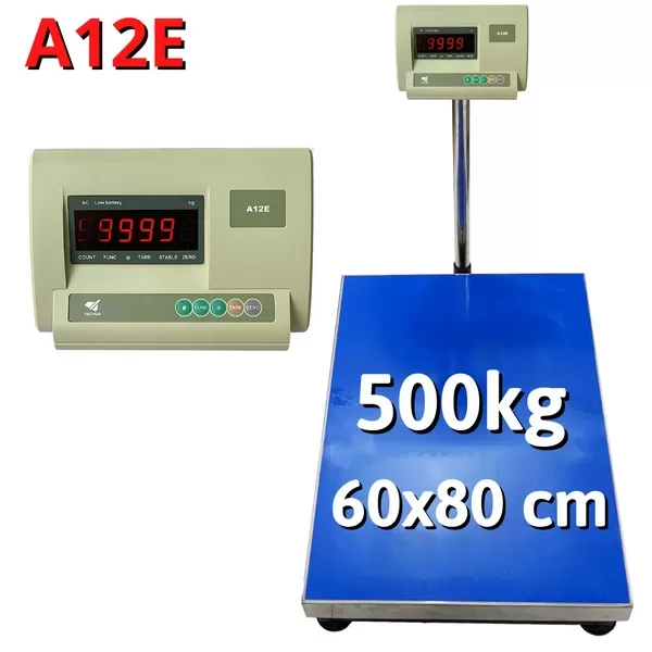 Cân Bàn Điện Tử 500kg 60x80 cm A12E Yaohua - Cân Bàn Điện Tử Cân Hàng - Cân điện tử Hoàng Gia | Uy tín 10+ năm, Uy Tín, Giá Tốt Cân bàn điện tử 500kg A12E Yaohua chuyên cân gà