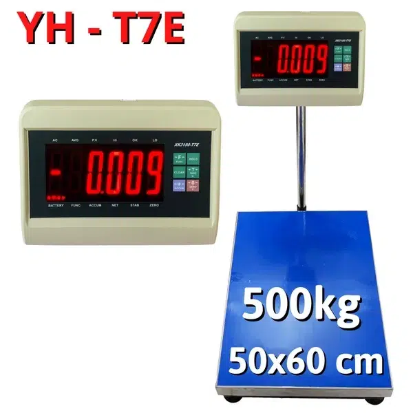 Cân Bàn Điện Tử 500kg 50 x 60cm Yaohua Taiwan T7E - Sơn tĩnh điện - Cân điện tử Hoàng Gia | Uy tín 10+ năm, Uy Tín, Giá Tốt Cân bàn điện tử 500kg Yaohua Taiwan T7E sơn tĩnh điện 50x60cm