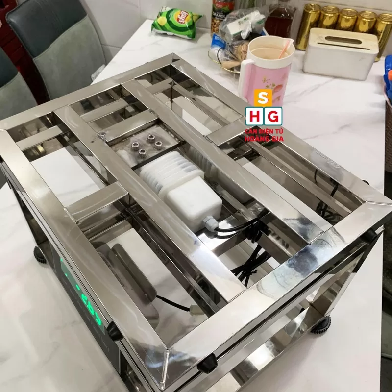 Cân điện tử cân lúa 500kg ứng dụng 60x80cm