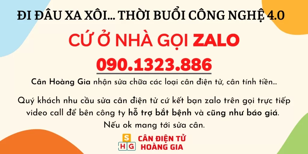 sửa cân điện tử