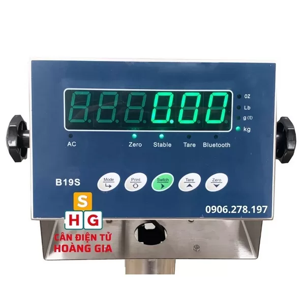 Cân bàn điện tử 300kg B19S Amcell USA - INOX 100% Chuyên Thủy Sản Công Nghiệp - Cân điện tử Hoàng Gia | Uy tín 10+ năm, Uy Tín, Giá Tốt màn hình led cân bàn điện tử 300kg b19s