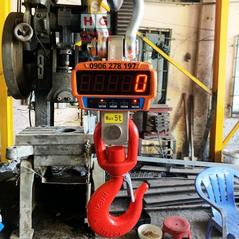 Cân Treo Điện Tử OCS JJE-3T (3 Tấn) – Chuyên Công Nghiệp - Cân điện tử Hoàng Gia | Uy tín 10+ năm, Uy Tín, Giá Tốt Móc xoay 360 độ cân treo điện tử OCS JJE