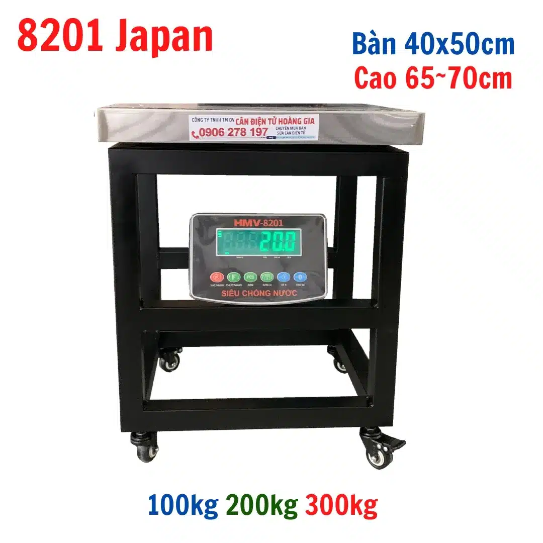 Cân Điện Tử Cân Mít 200kg Bước Nhảy 50g – Cân Ghế Vựa Mít Mặt Inox 304 - Cân điện tử Hoàng Gia | Uy tín 10+ năm, Uy Tín, Giá Tốt Cân điện tử cân mít 300kg 200kg 100kg đầu cân 8201 Japan